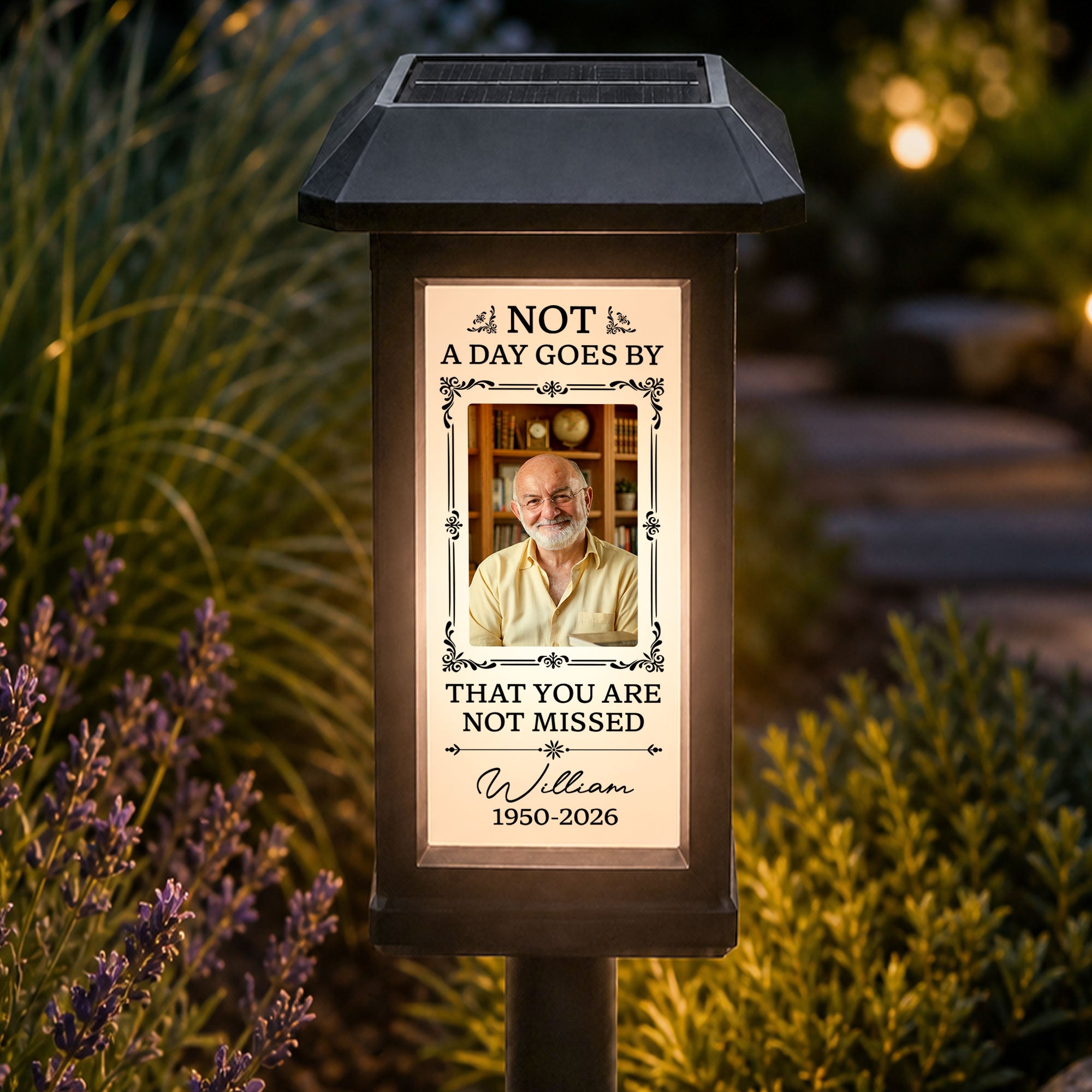 Not-A-Day-Goes-By-That-You-Are-Not-Missed-Personalized-Solar-Garden-Light-1