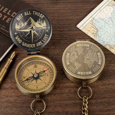 Not All Those Who Wander Are Lost - Personalized Compass