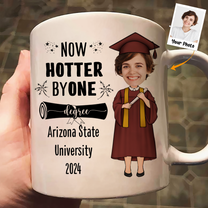 Now Hotter By One Degree - Personalized Photo Mug