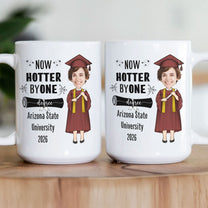 Now Hotter By One Degree - Personalized Photo Mug