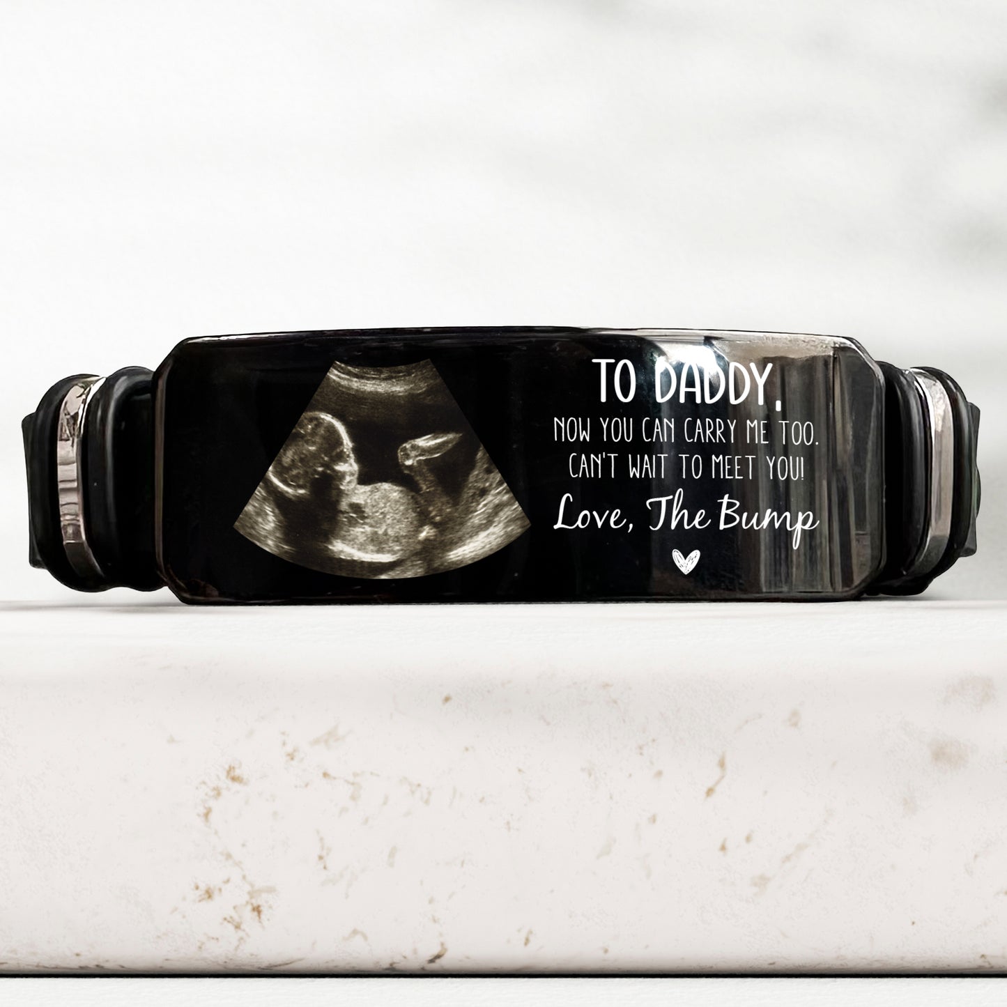 Now You Can Carry Me Too From Bump - Personalized Photo Bracelet