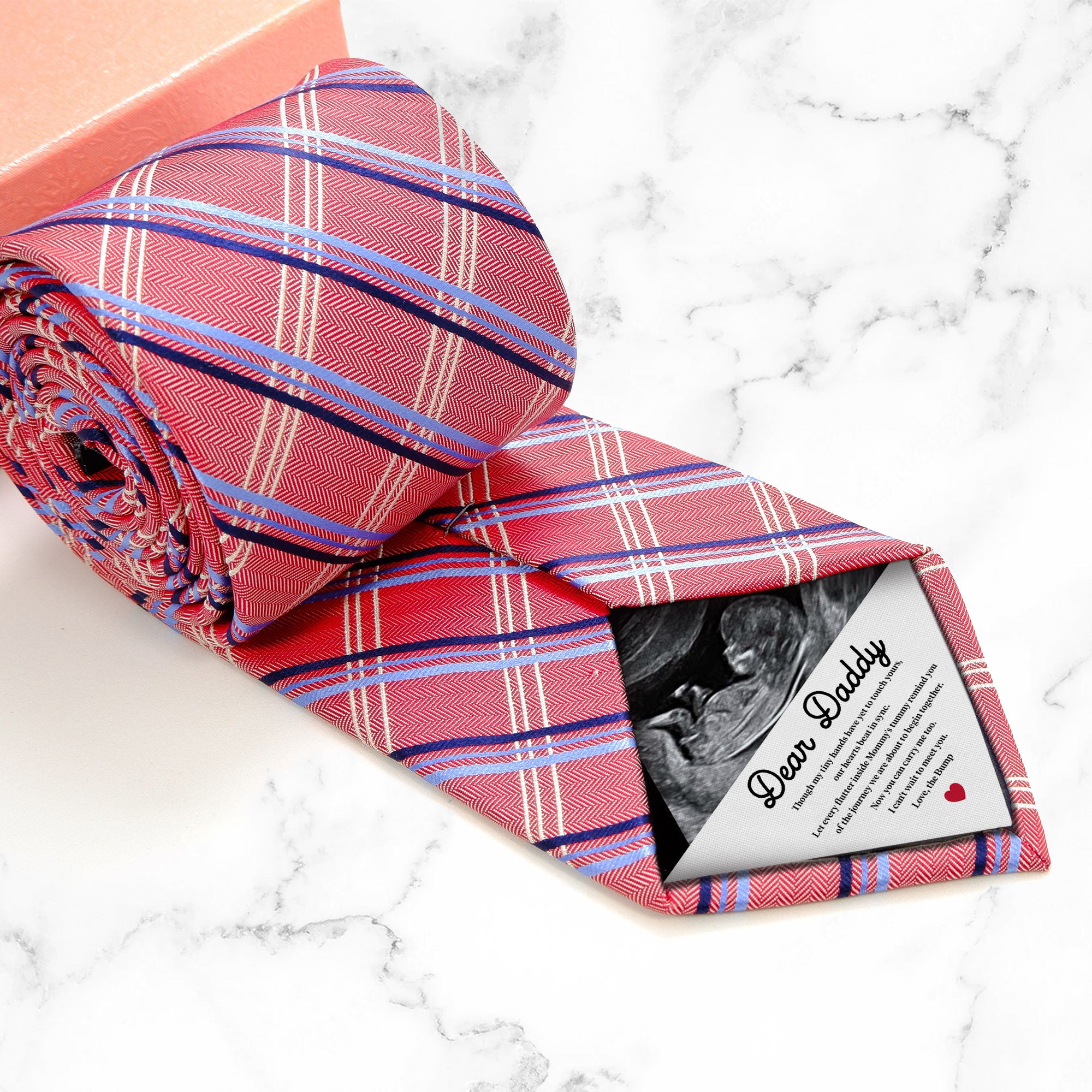 Now You Can Carry Me Too I Can't Wait To Meet You - Personalized Photo Tie Patch