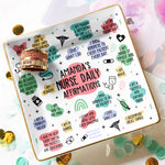 Nurse Daily Affirmations - Nurse Custom Gift - Personalized Jewelry Dish