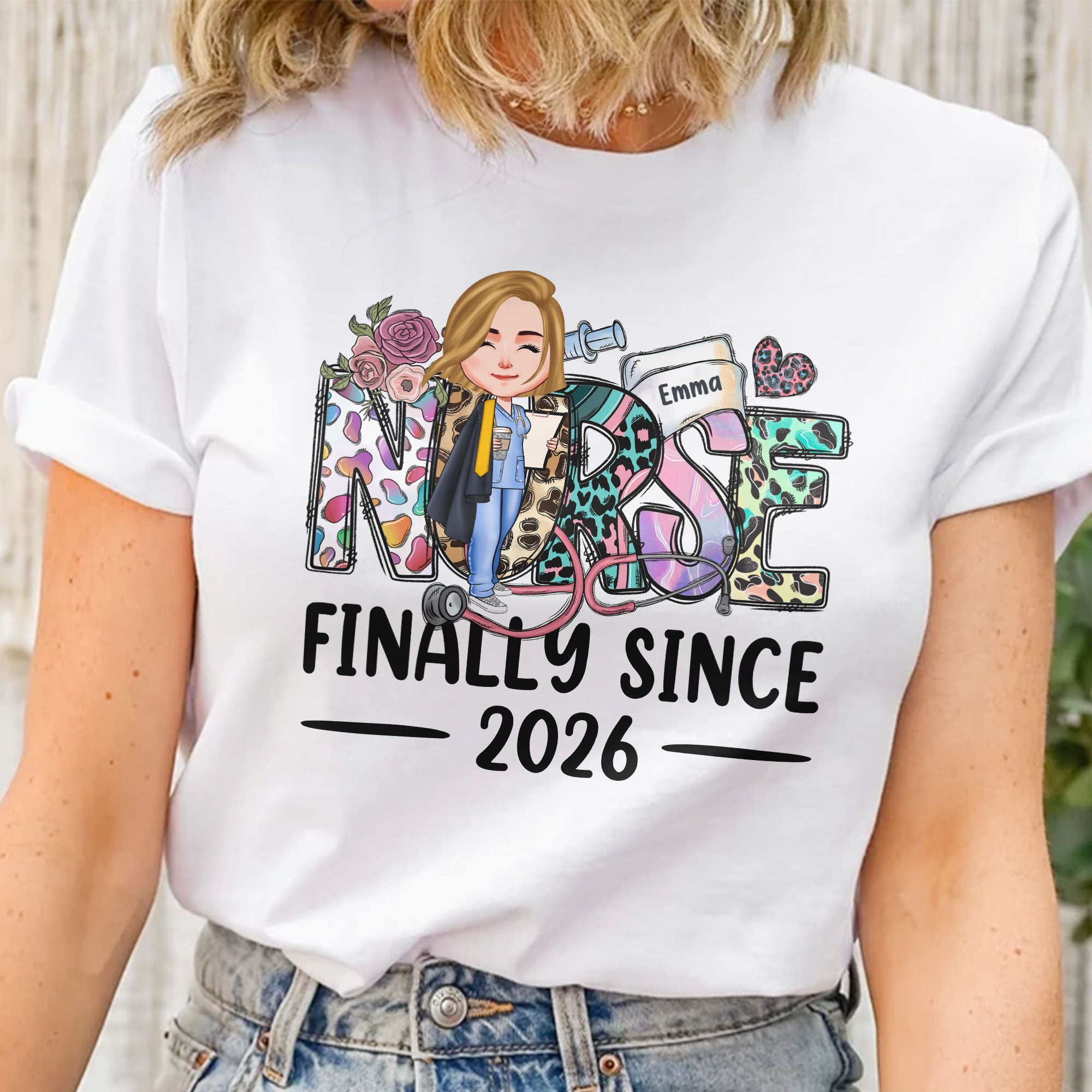 Nurse Finally - Personalized Shirt