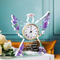 Nurse Gift - The Difference You've Made - Personalized Acrylic Desk Clock