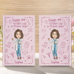 Nurse Gift Things My Patients Said I'll Never Forget - Personalized Hardcover Journal
