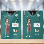Nurse Life Custom Scrubs CNA RN LPN BSN - Personalized Acrylic Clipboard