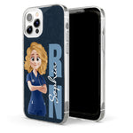 Nurse Life Job Title - Personalized Clear Phone Case