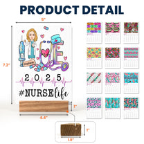 Nurse Life - Personalized Easel Calendar