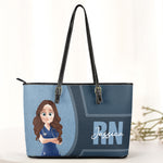 Nurse Life - Personalized Leather Tote Bag