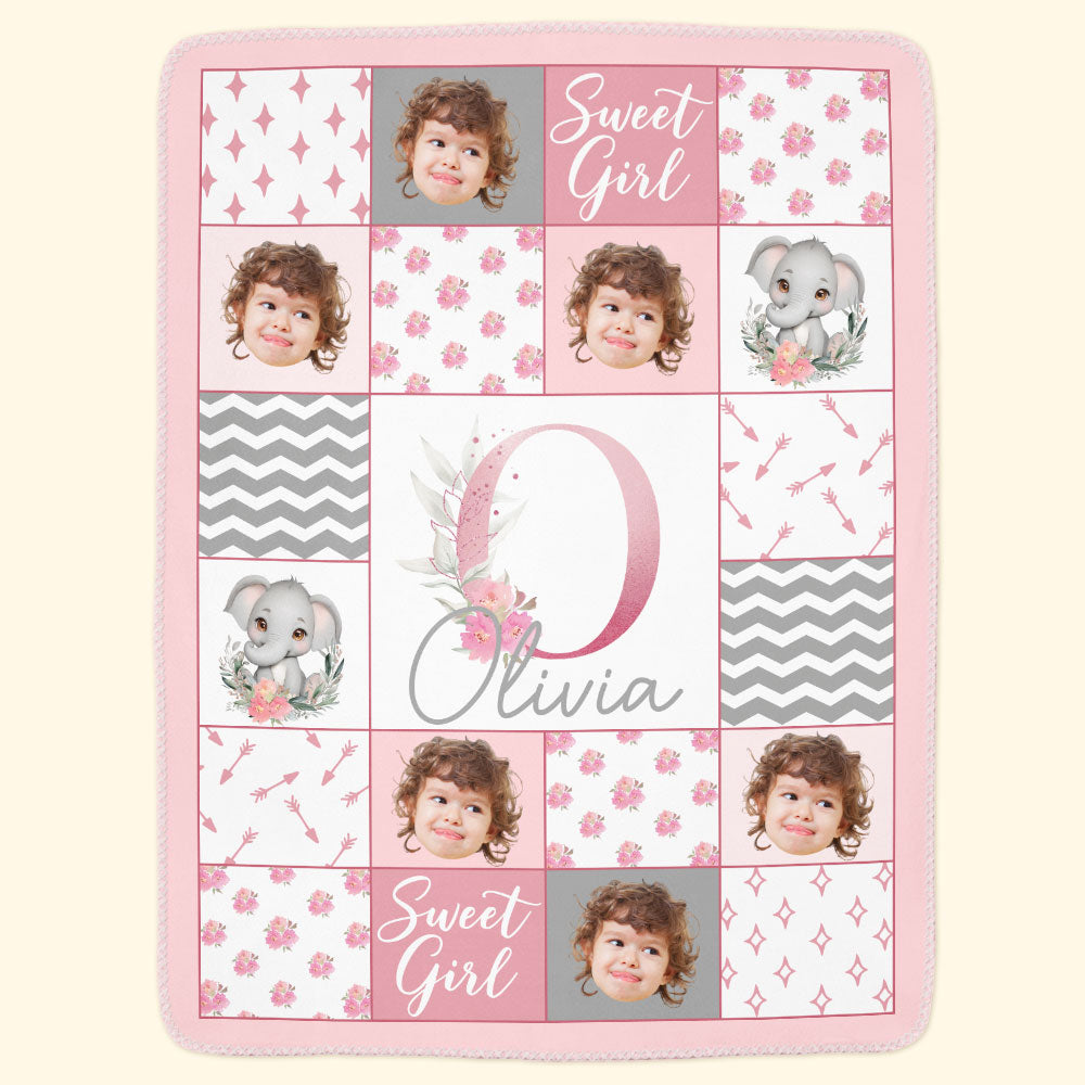 Nursery For Kid - Personalized Baby Photo Blanket