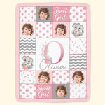 Nursery For Kid - Personalized Baby Photo Blanket