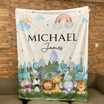 Nursery Room Decor - Personalized Blanket