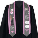 Nursing Grad Gift She Believed She Could So She Did - Personalized Graduation Stole