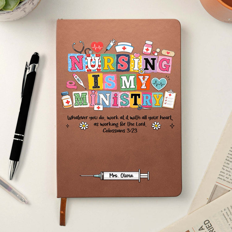 Nursing,-Caring,-Healing-Is-My-Ministry-Gift-For-Nurse,-Doctor,-Healthcare-Personalized-Journal-2