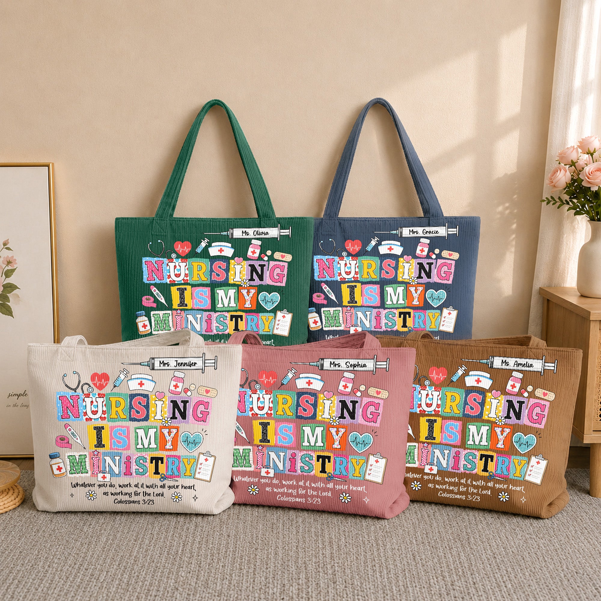 Nursing-Is-My-Ministry-Personalized-Tote-Bag-2