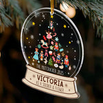 Nutcracker Christmas Snow Globe Ornament - Gifts For Kids (Up To 8 Roles) - Personalized Acrylic Ornament