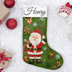Nutcracker Christmas Stocking For Kids, Grandkids Custom Name & Character - Personalized Stocking