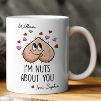 Nuts About You Gift For Couple Gift For Him - Personalized Mug