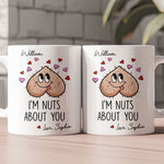 Nuts About You Gift For Couple Gift For Him - Personalized Mug