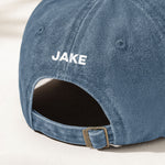 O-Fish-Ally Retired - Personalized Distressed Denim Cap