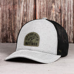 O-Fish-Ally Retired - Personalized Leather Patch Hat