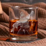 O'Fishally Retired - Not My Problem Anymore - Personalized Whiskey Glass With Photo