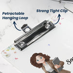 Office Cartoon Gift For Colleagues, Coworkers, Boss - Personalized Acrylic Clipboard