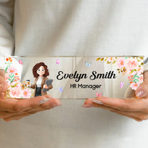 Office Desk Decor - Gift For Colleagues, Coworkers, Boss - Personalized Name Plate