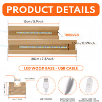 Office Name Plate Desk Decor - Custom Birth Flower Gift For Colleagues, Coworkers, Boss Lady - Personalized LED Night Light