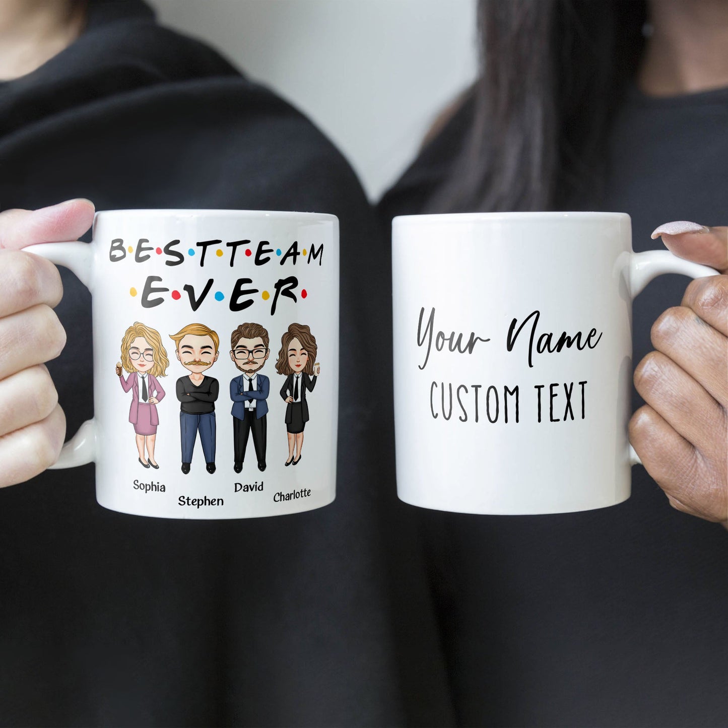 Office Squad New Version - Personalized Mug - Birthday, Retirement, Promotion, Leaving  Gift For Colleagues, Employees, Staffs, Direct Reports