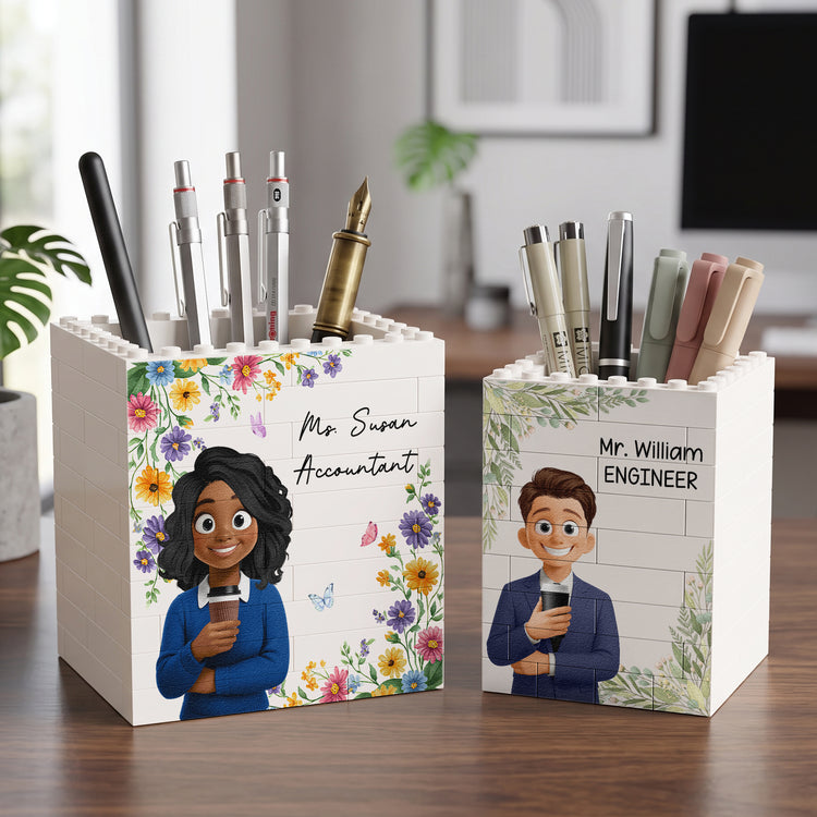 Office-Desk-Decor-Puzzle-Block-Gift-For-Colleagues,-Coworkers,-Boss-Personalized-Pen-Holder1
