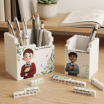 Office-Desk-Decor-Puzzle-Block-Gift-For-Colleagues,-Coworkers,-Boss-Personalized-Pen-Holder3