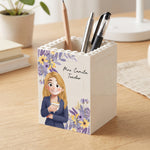 Office-Desk-Decor-Puzzle-Block-Gift-For-Colleagues,-Coworkers,-Boss-Personalized-Pen-Holder5