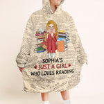 Official Reading Hoodie - Personalized Oversized Blanket Hoodie