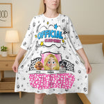 Official Sleepshirt For Her Custom Dog Breeds - Personalized Sleep Tee