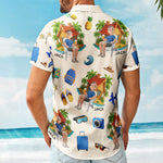 Officially Retired Not My Problem Anymore - Personalized Hawaiian Shirt