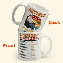 Officially Retired - Personalized Mug