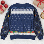 On The Naughty List And I Regret Nothing - Personalized Photo Ugly Sweater