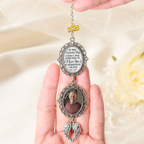 On Your Graduation Day My Heart Is There - Custom Graduation Tassel Photo Charm