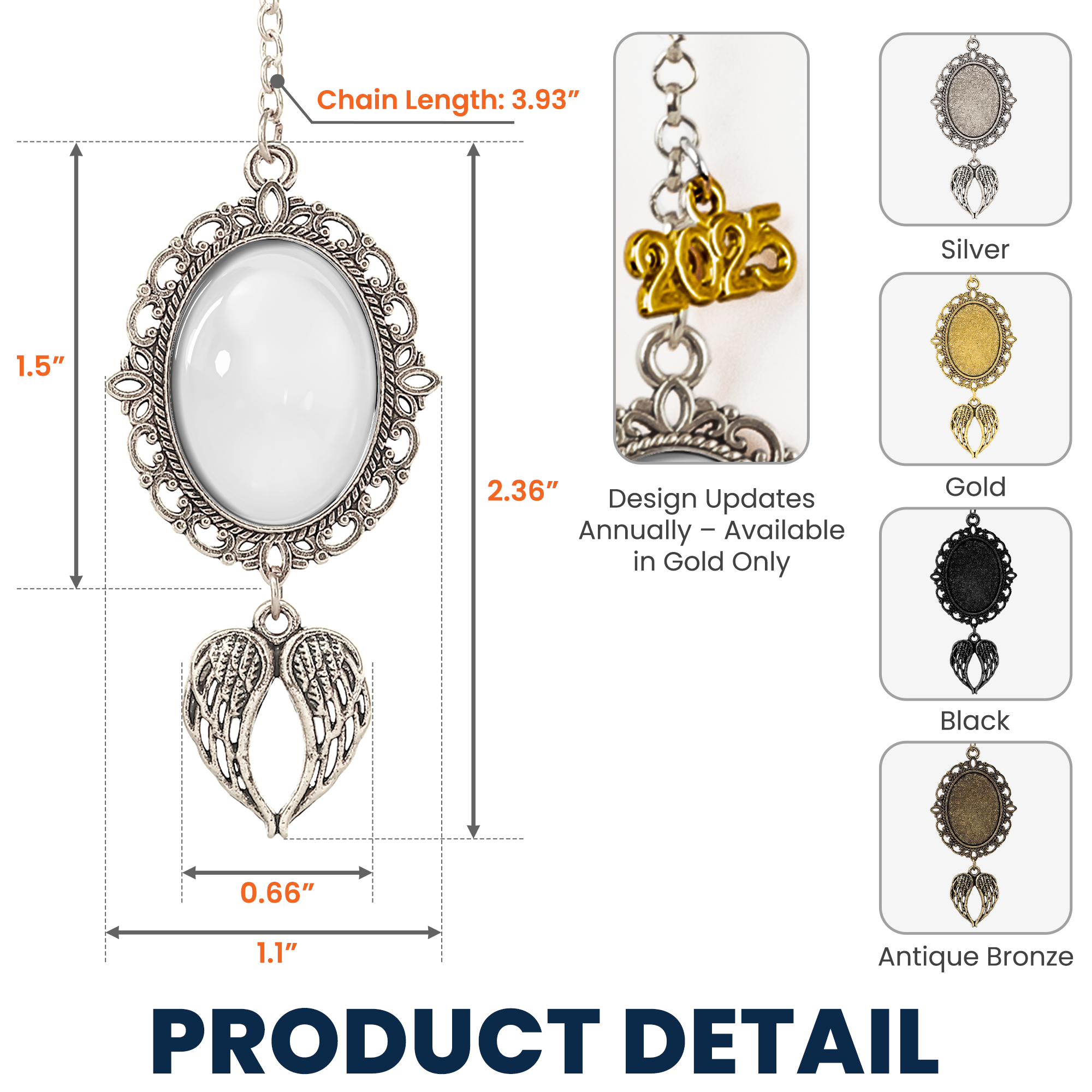 On Your Graduation Day My Heart Is There - Custom Graduation Tassel Photo Charm