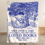 Once Upon A Time Chinoiserie Toile De Jouy - Personalized Blanket