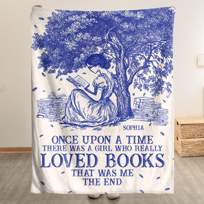 Once Upon A Time Chinoiserie Toile De Jouy - Personalized Blanket