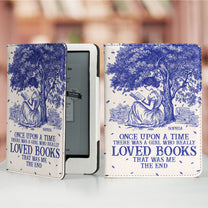 Once Upon A Time Toile De Jouy - Personalized Kindle Paperwhite Case With Stand