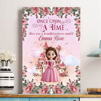 Once Upon A Time, There Was A Beautiful Princess - Personalized Poster