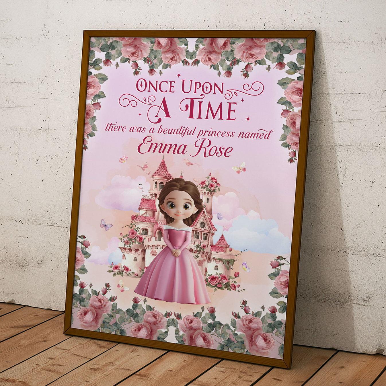 Once Upon A Time, There Was A Beautiful Princess - Personalized Poster ...