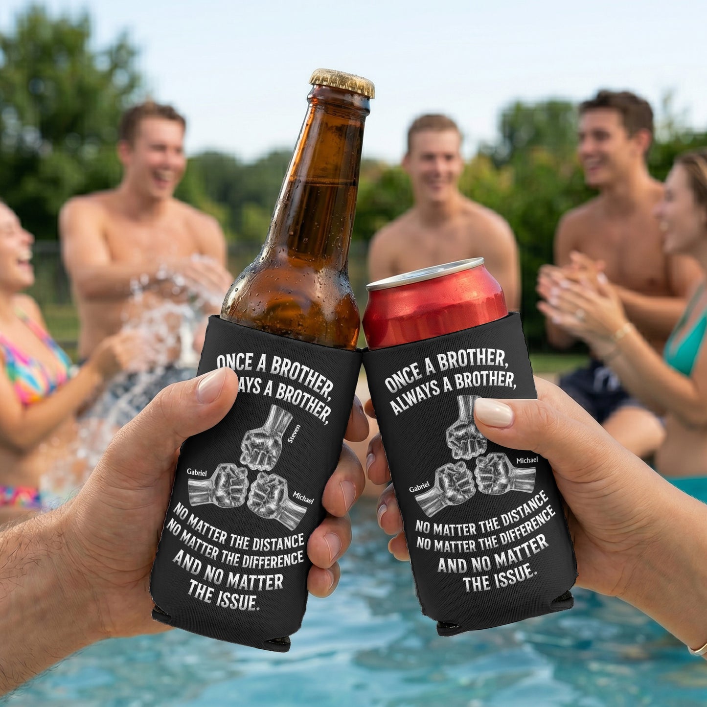 Once-A-Brother,-Always-A-Brother,-No-Matter-The-Distance-Personalized-Can-Cooler-3