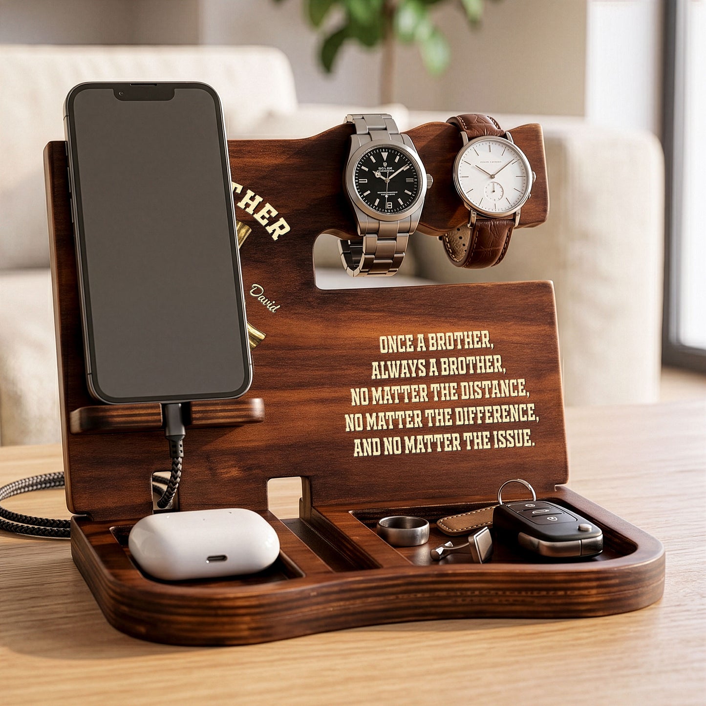 Once-A-Brother,-Always-A-Brother,-No-Matter-The-Distance-Personalized-Desk-Organizer-3