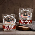 One Glass At A Time - Personalized Whiskey Glass