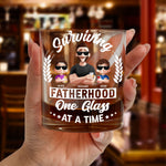 One Glass At A Time - Personalized Whiskey Glass